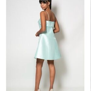 Chic Mint Green Mini Dress